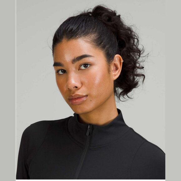 NEW Lululemon Size 10 Women's Nulux Long-Sleeve Tennis Dress Skort Romper, Black - Picture 6 of 6